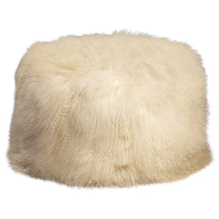 Mohair Pouf